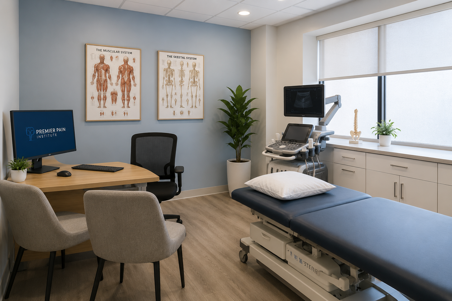 Premier Pain Institute consultation room